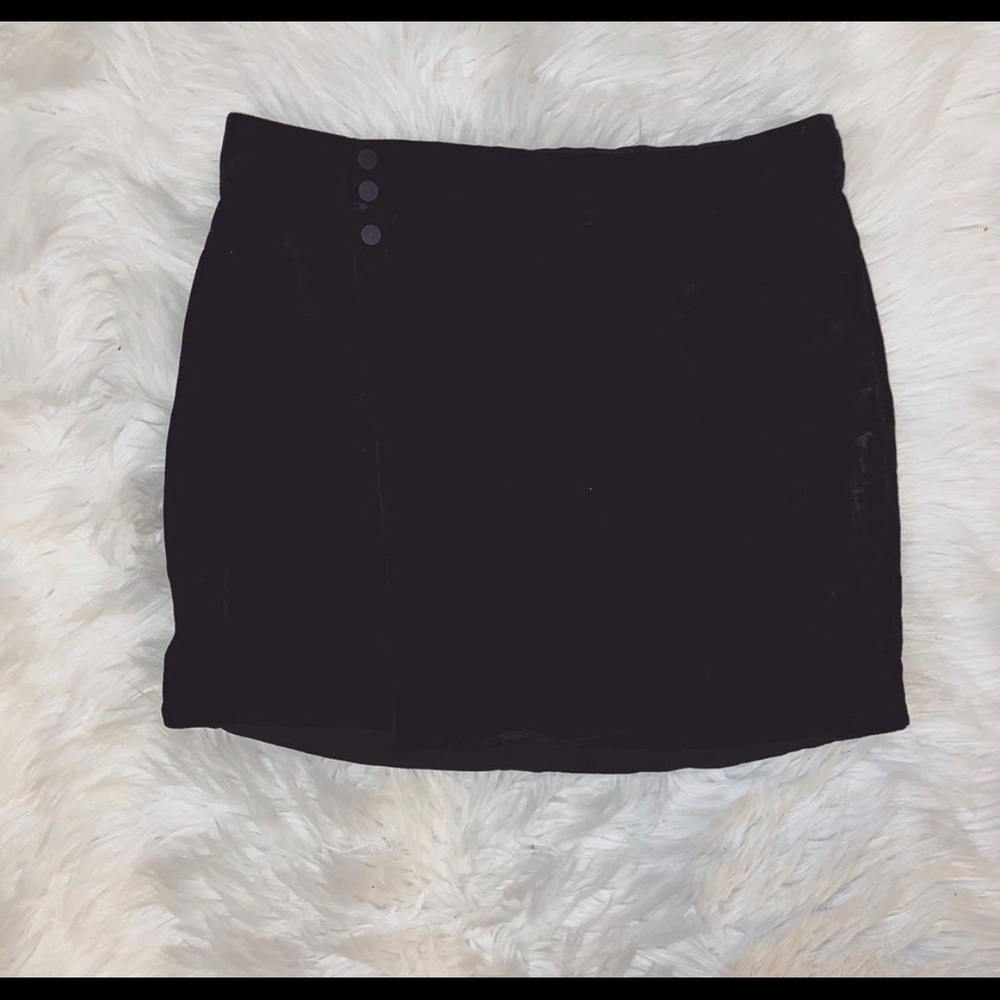BCBG Velour Mini Skirt
